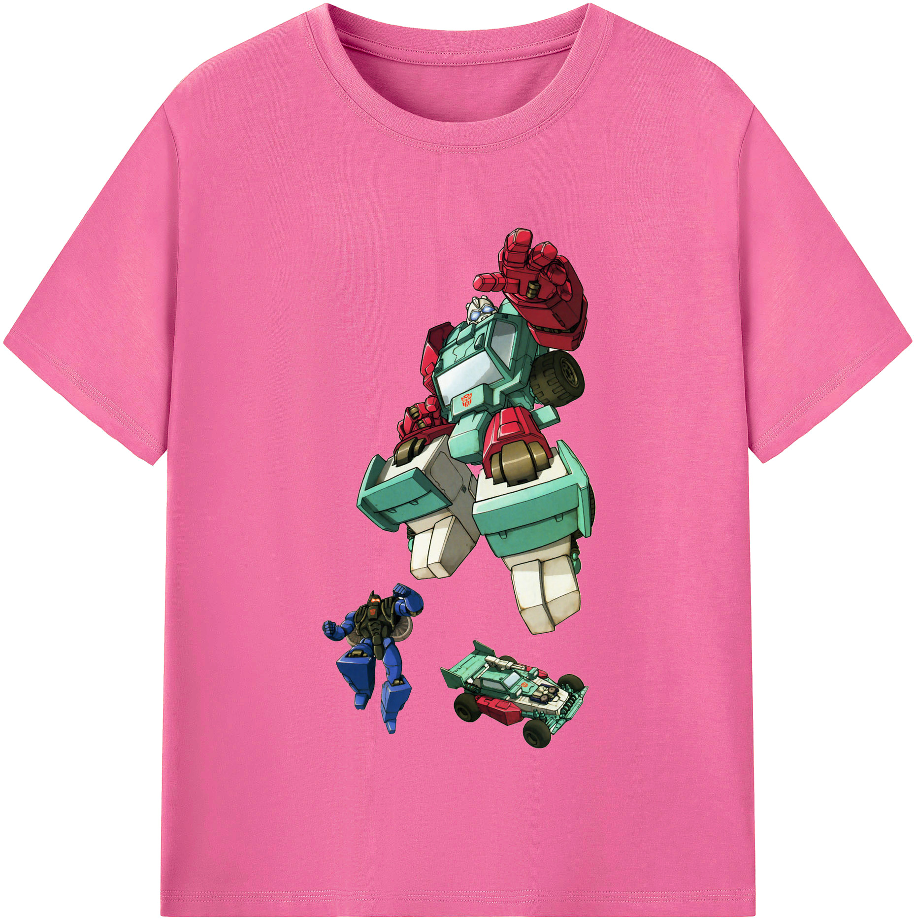 （画像用）  レディースカジュアルプリントTシャツ（綿100％）